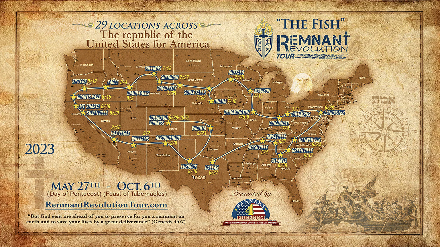 Remnant Revolution Tour Map